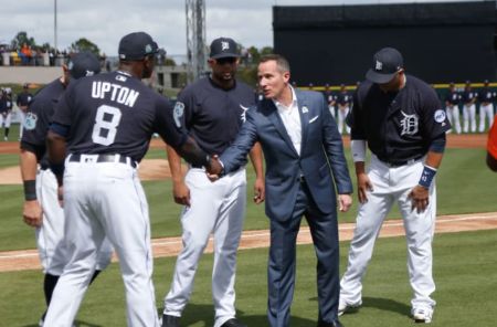 Christopher Ilitch with Detroit Tigers
